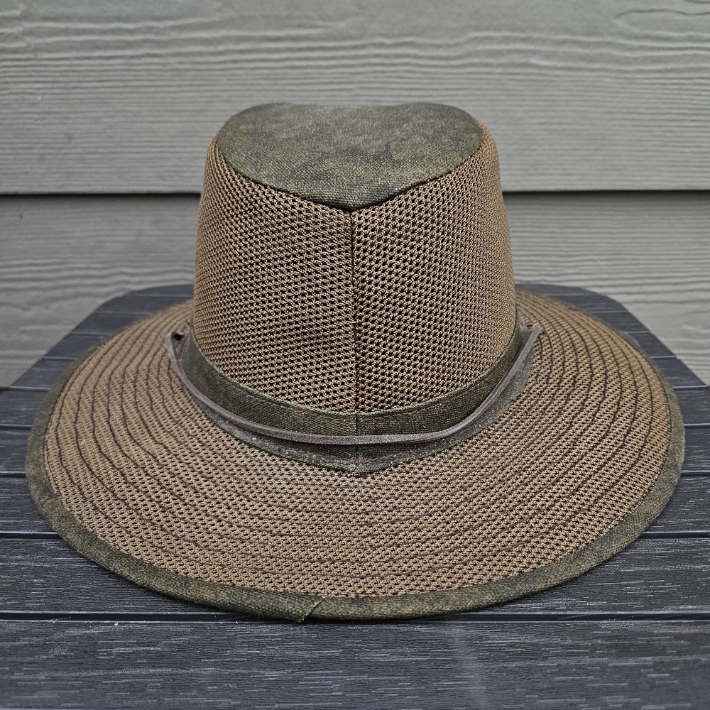 Henschel Men's Polycotton Packable Mesh Breezer Safari Outback Hat Brown Size XL